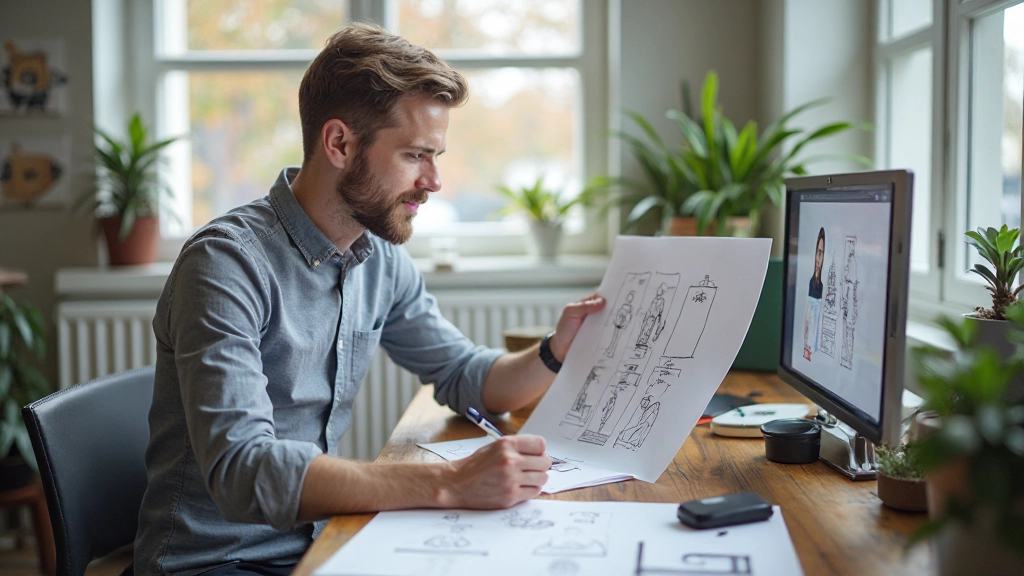 Afbeelding die user-centered design principes visualiseert met gebruiker in het middelpunt van een ontwerp