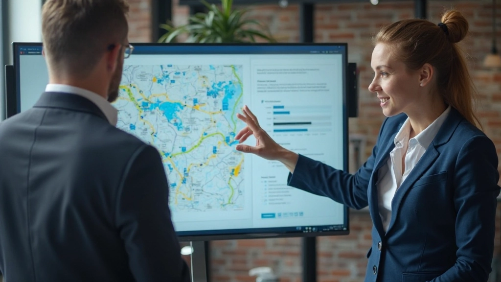 Visualisatie van duidelijke navigatiestructuur met menu's en linkpaden op een website